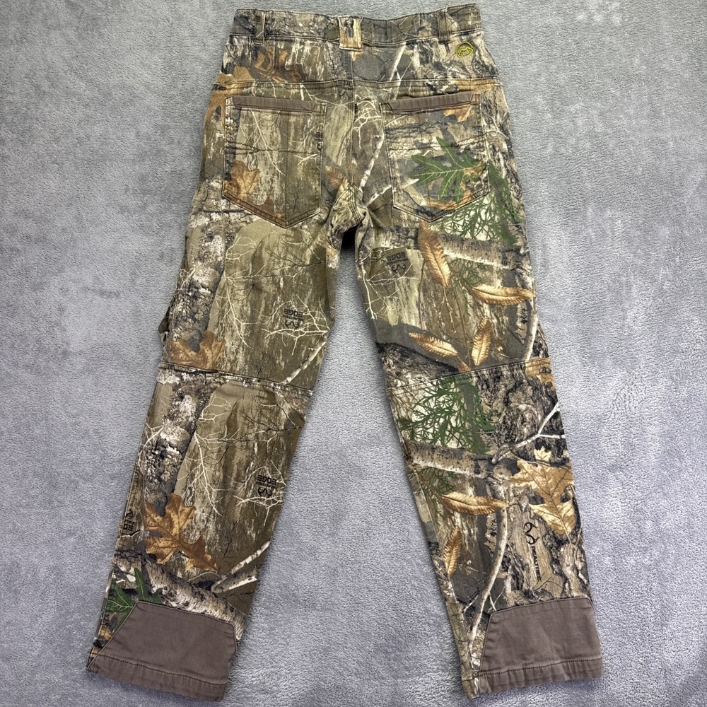 Magellan Outdoors Camo Hunting Pants YOUTH LARGE Realtree Edge Cotton Blend Adj
